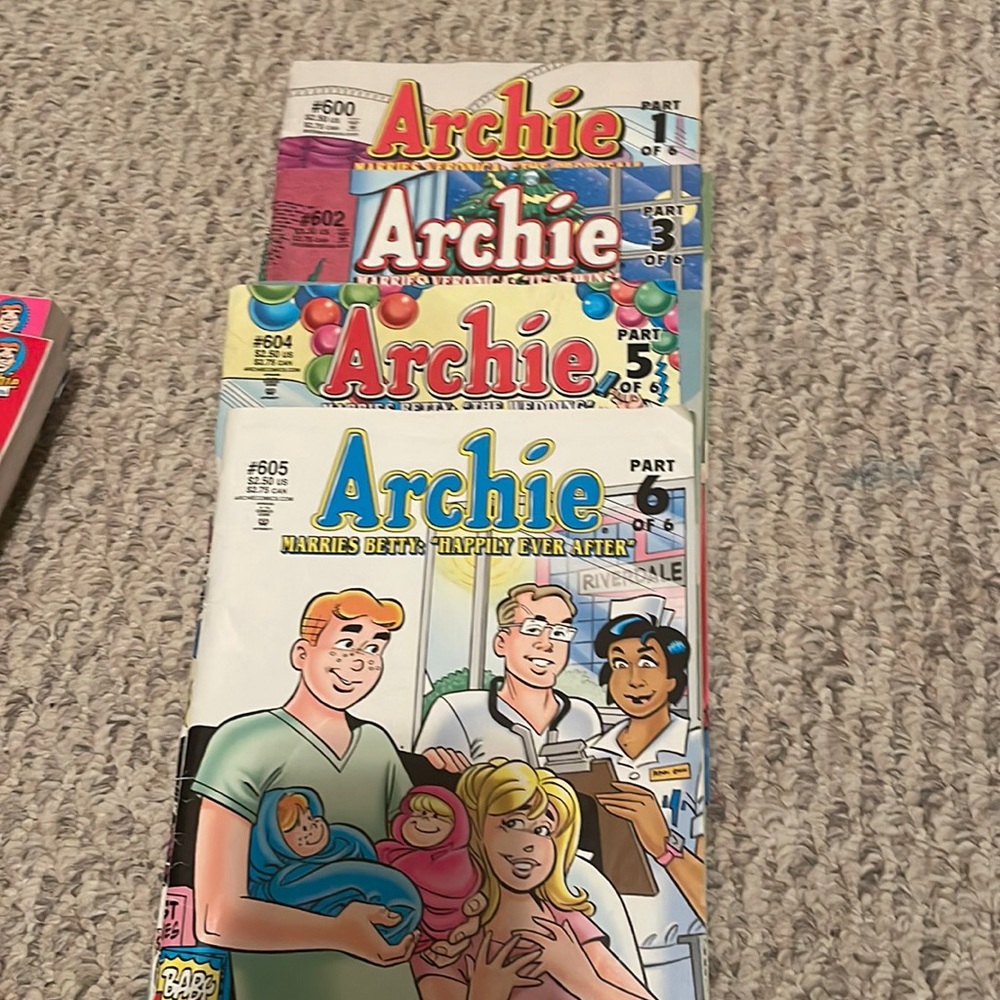 Archie’s life books 1,3,5-6 plus bonus!!